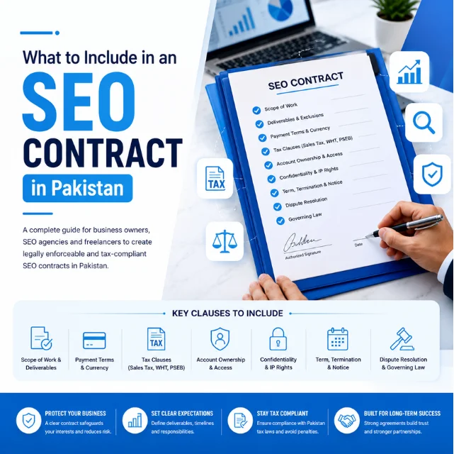 What to Include in an SEO Contract in Pakistan
