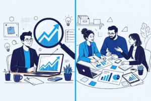 SEO expert vs SEO agency in Pakistan - independent consultant versus agency team comparison