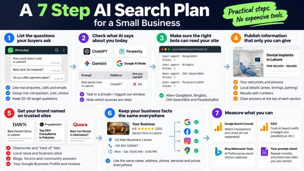 7-Step AI Search Plan 