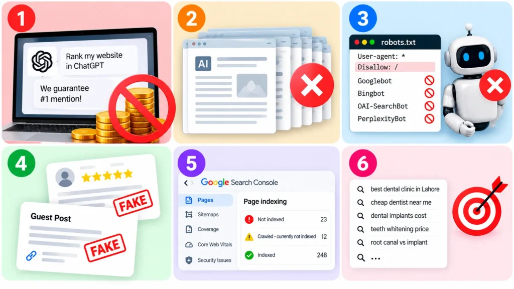 AI and SEO Mistakes for Small Businesses