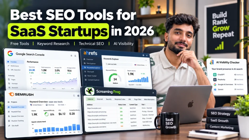 Best SEO Tools for SaaS Startups in 2026