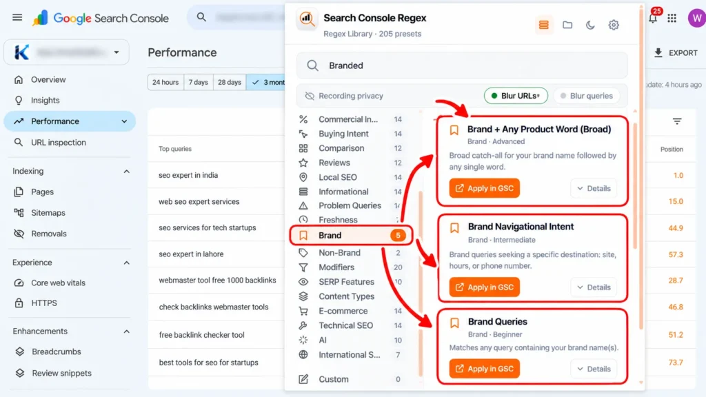 Brand category, Brand + Any Product Word, Brand Navigational Intent