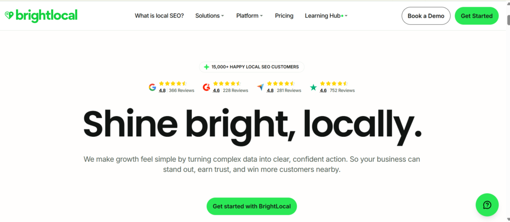 BrightLocal (paid, for US, UK and Commonwealth clients)