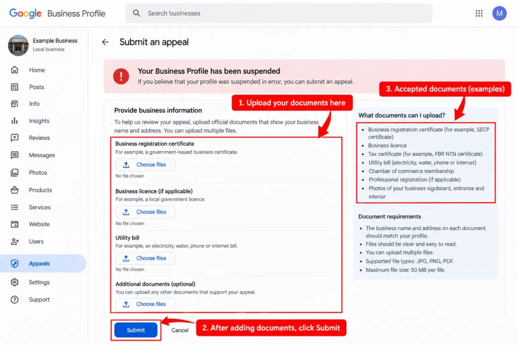 Build an evidence pack Google can accept