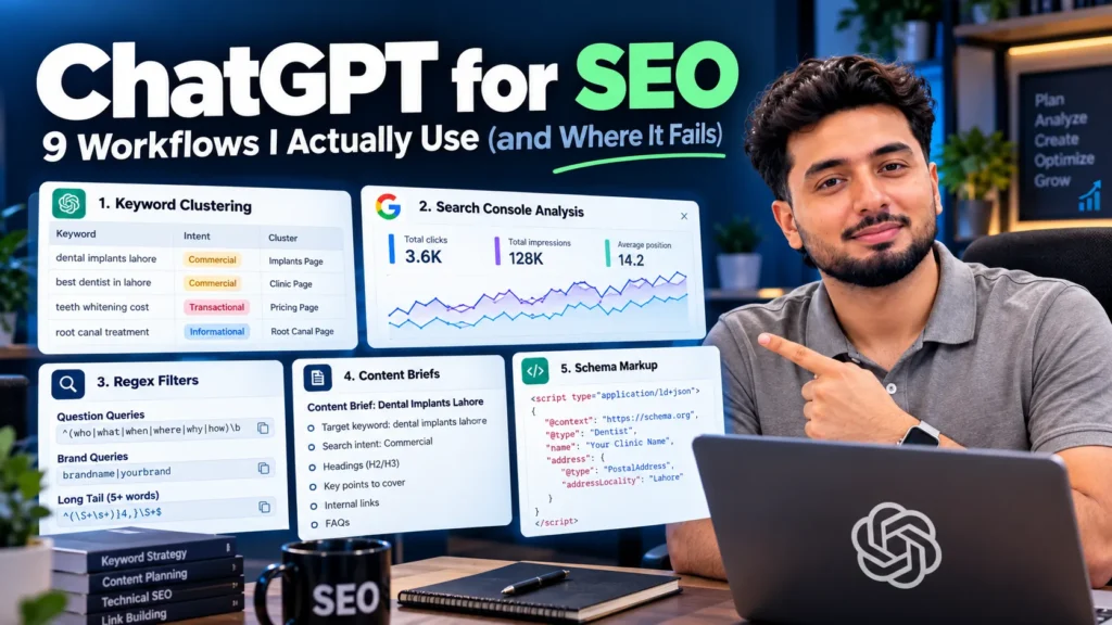 ChatGPT for SEO: 9 Workflows I Actually Use (and Where It Fails)