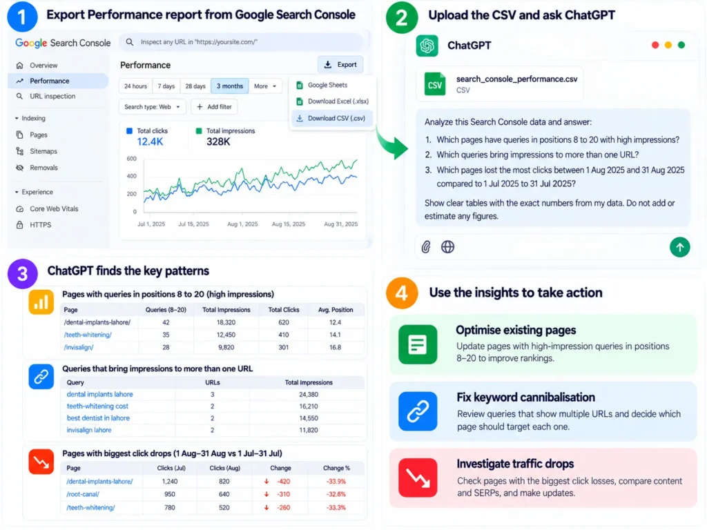 Google Search Console Insights Workflow