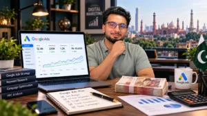 Pakistani Google Ads Marketing Workspace imran khadim