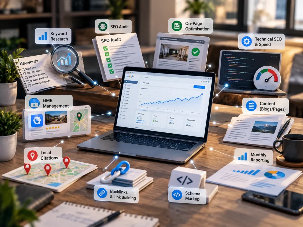 SEO Services Analytics Workspace