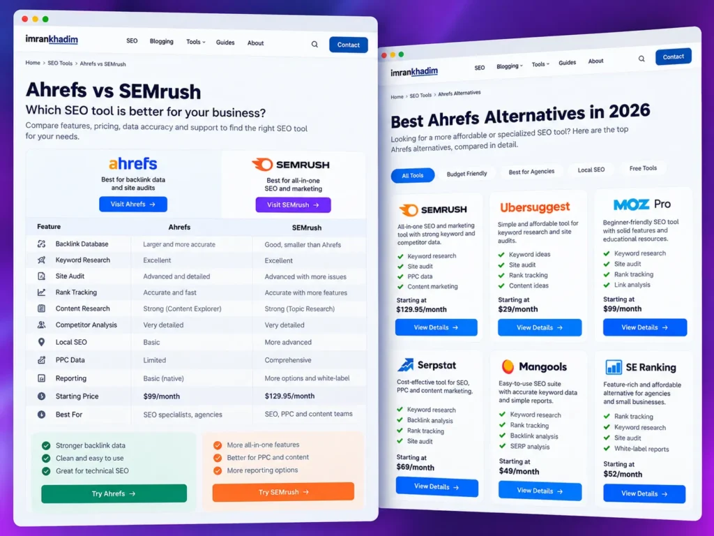  Publish honest comparison and alternatives pages