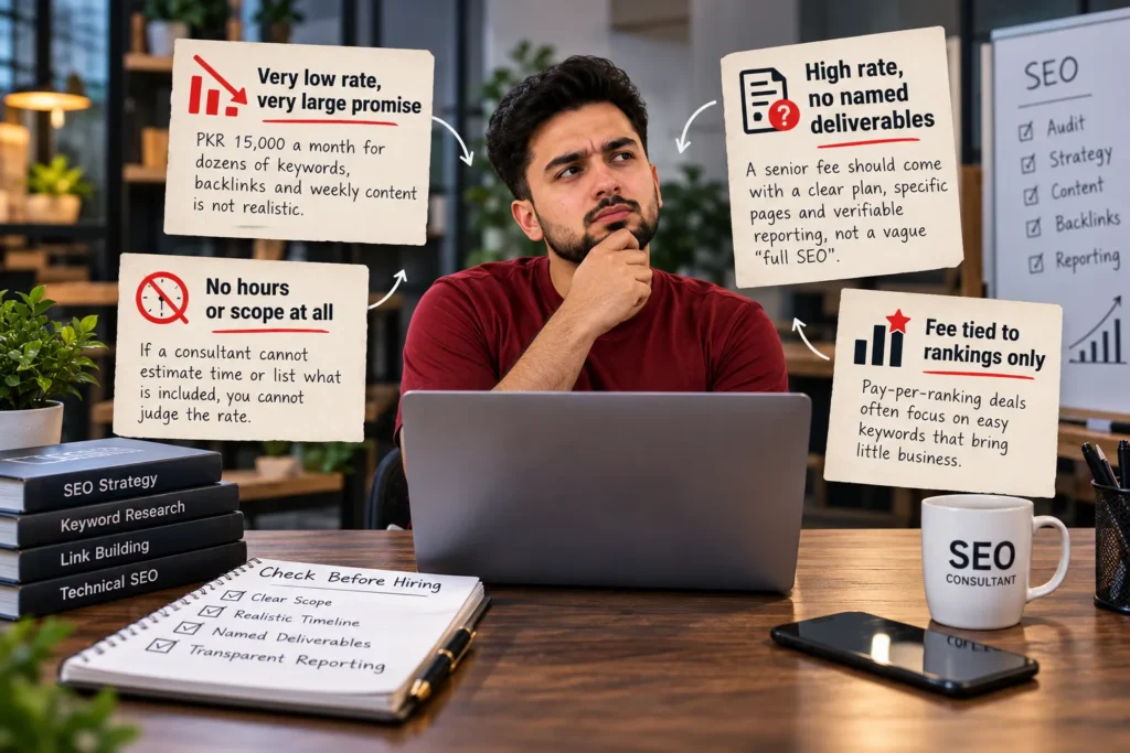 Thoughtful SEO Consultant Red Flags