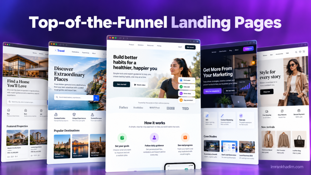 Build bottom-of-funnel pages first
